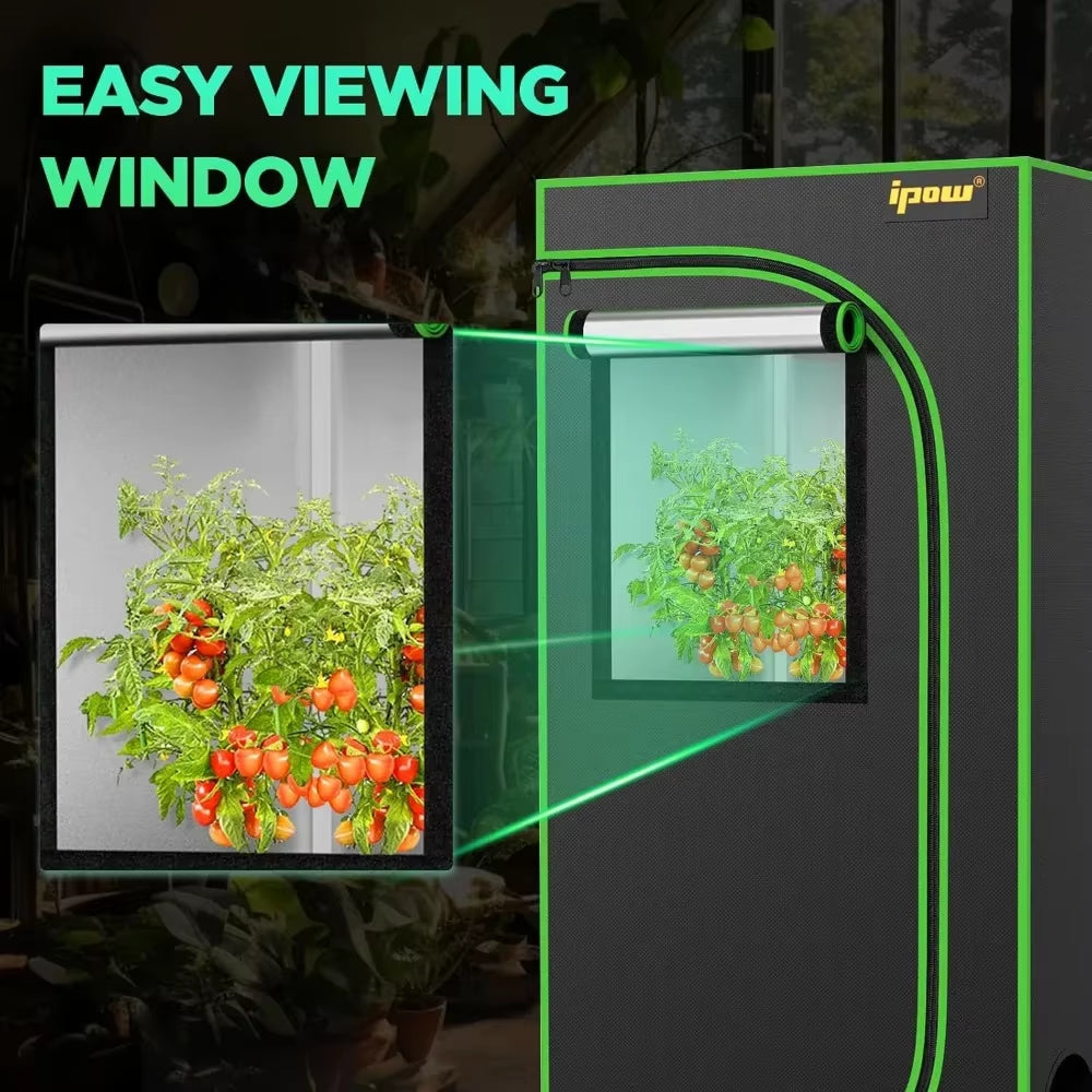 Planting Tent Kit Complete System, 2X2 Foot LED Plant Growth Light Dimming Full Spectrum Indoor Planting Tent Kit