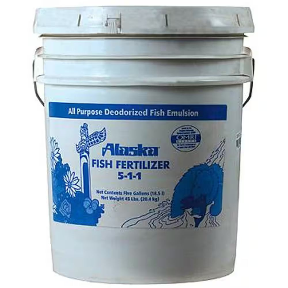 128 Oz. (1 Gal.) Organic Gardening Liquid Fish Emulsion Plant Food Fertilizer Concentrate 5-1-1