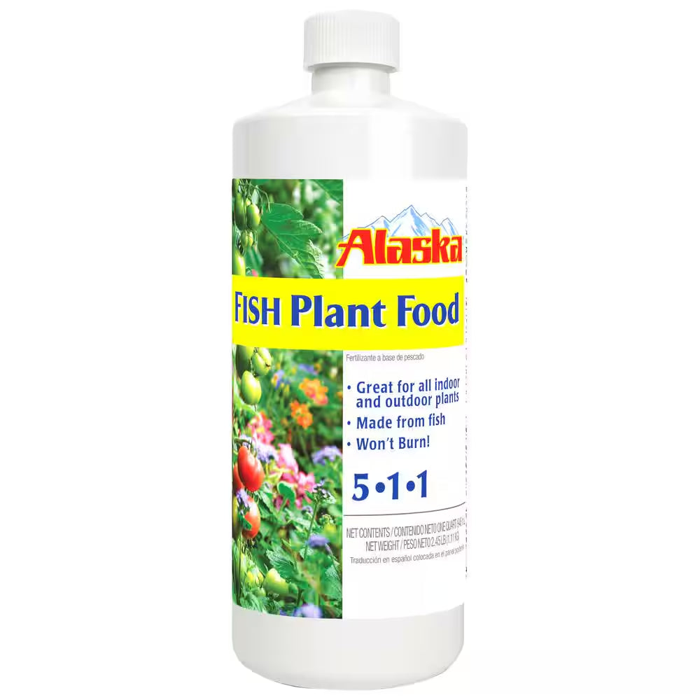 128 Oz. (1 Gal.) Organic Gardening Liquid Fish Emulsion Plant Food Fertilizer Concentrate 5-1-1