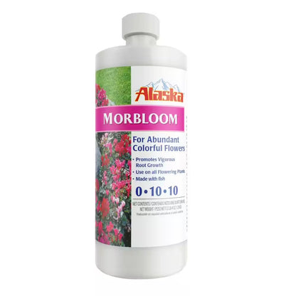 Morbloom 32 Oz. (1 Qt.) Liquid Flowering Plant Food Fertilizer Concentrate 0-10-10