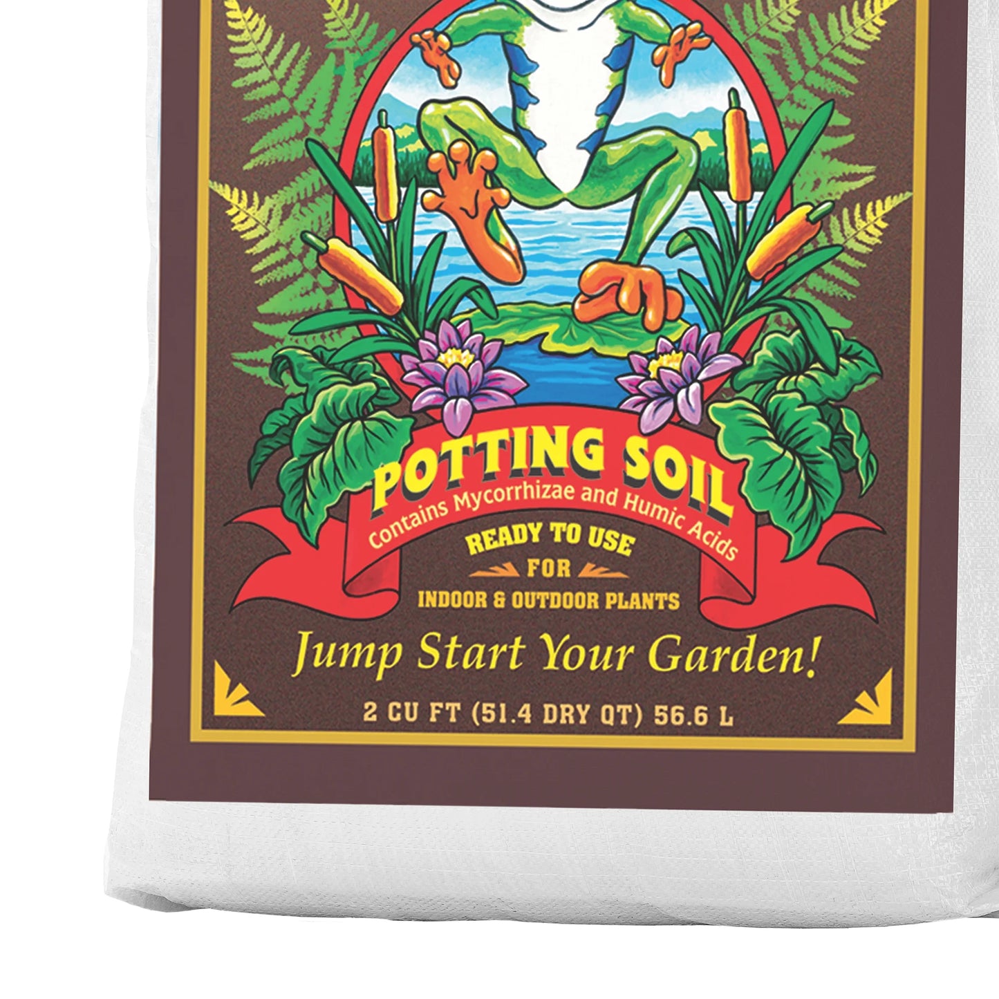 FX14047 Happy Frog Ph Adjusted Garden Potting Soil Mix 2 Cubic Feet