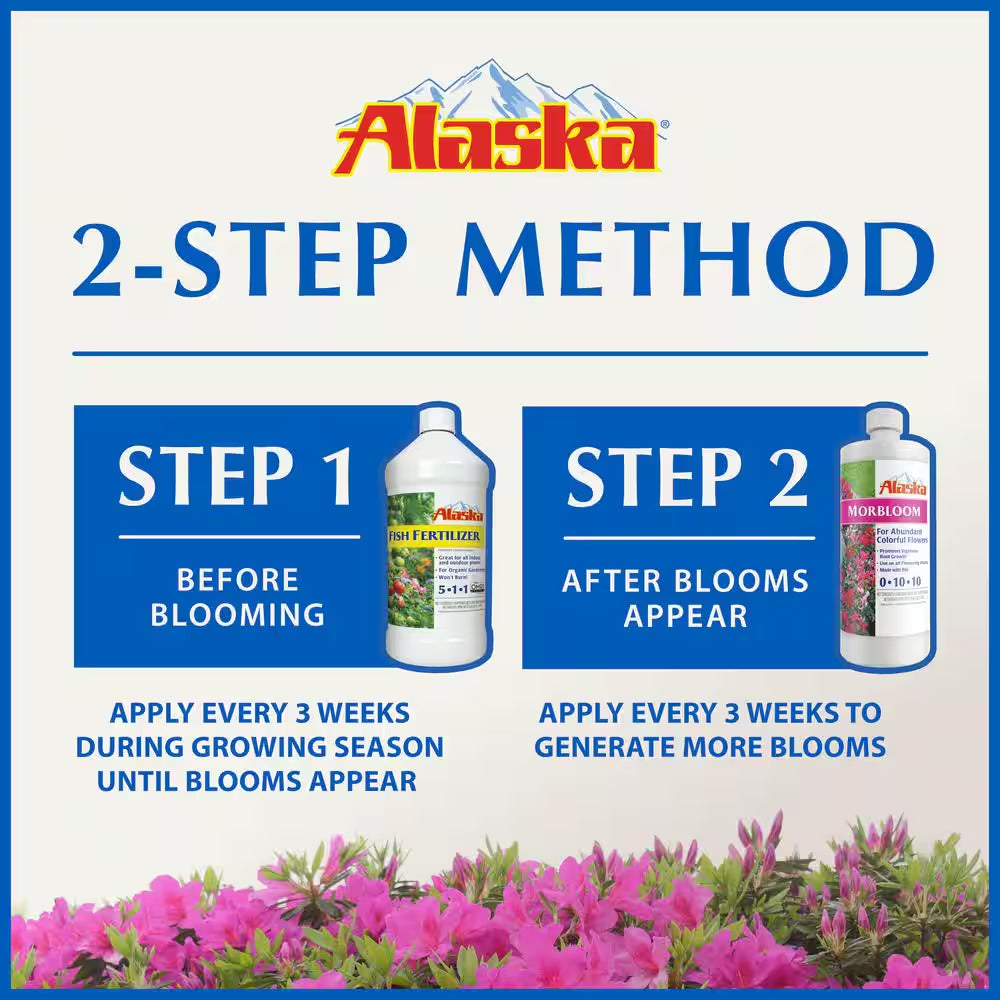 Morbloom 32 Oz. (1 Qt.) Liquid Flowering Plant Food Fertilizer Concentrate 0-10-10