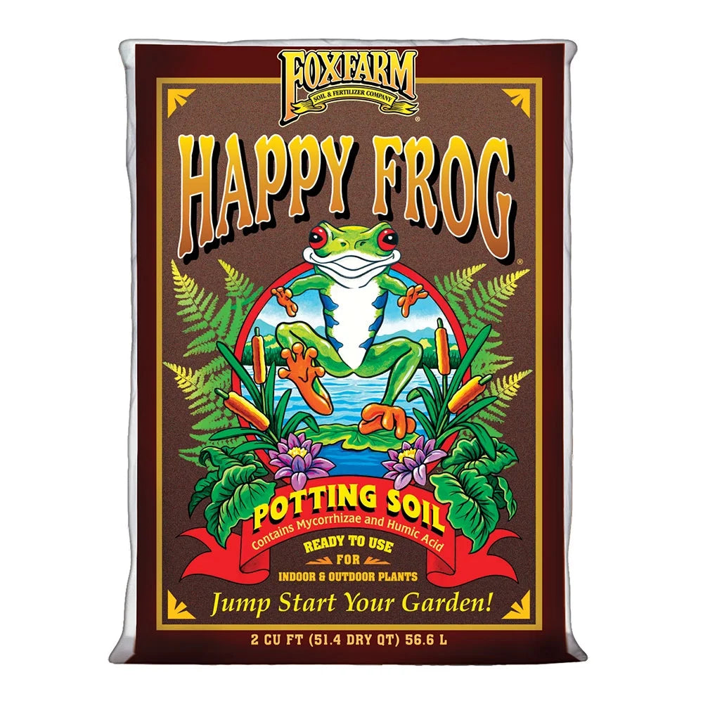 FX14047 Happy Frog Ph Adjusted Garden Potting Soil Mix 2 Cubic Feet