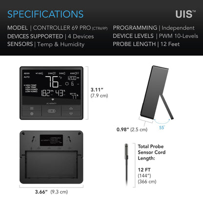 CONTROLLER 69 PRO, Bluetooth + WiFi