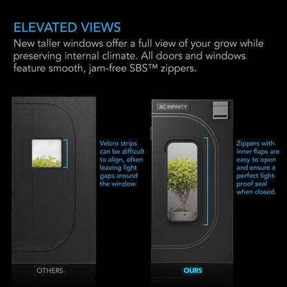 AC Infinity CLOUDLAB 5x5 Advance Grow Tent, 60"x60"x80"